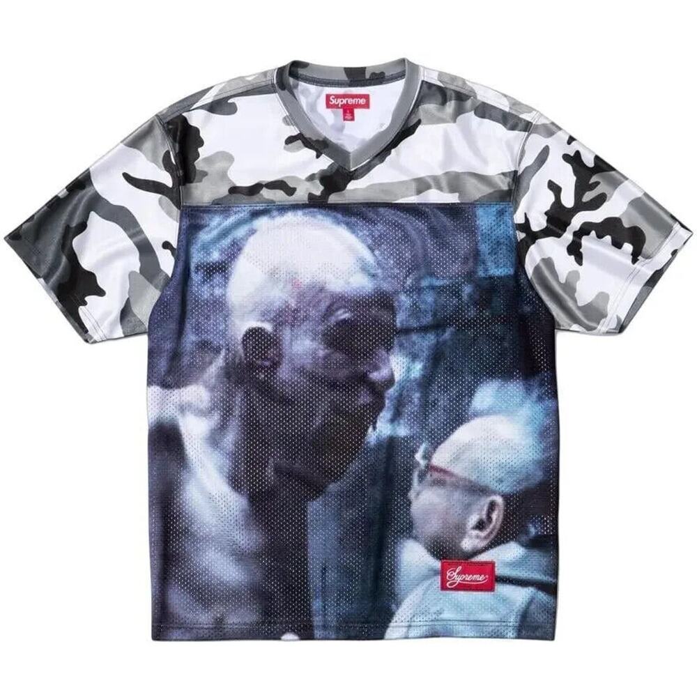 Supreme Aphex‎ Twin Football Jersey Snow Camo SS25 Men’s Size XL
